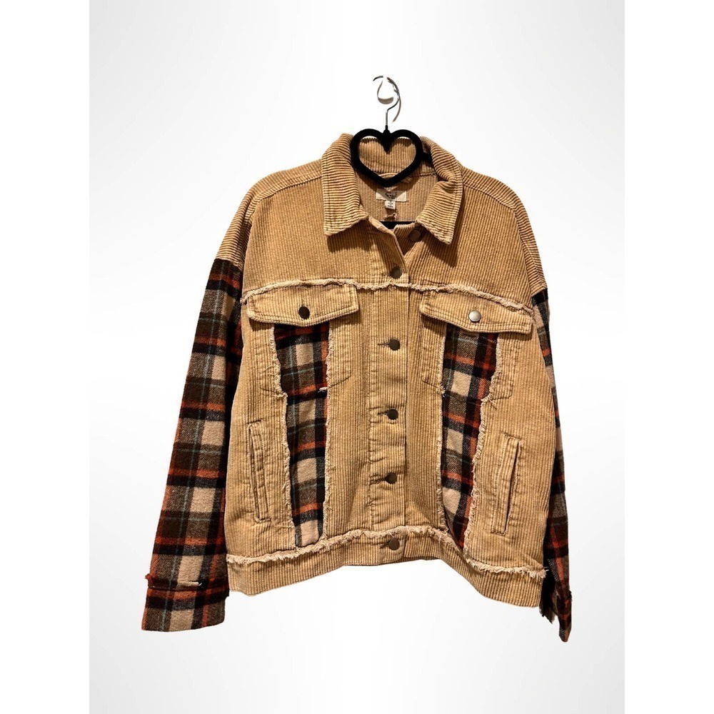 Loose Fit Corduroy Jacket - Regular Size